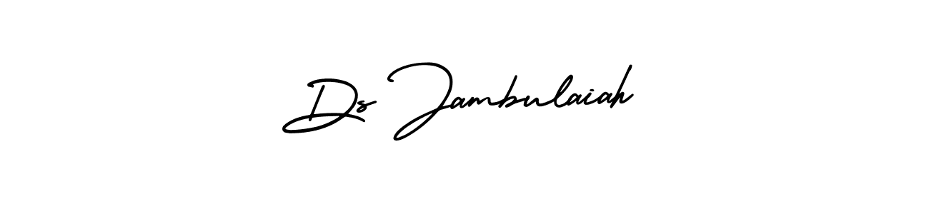 Make a short Ds Jambulaiah signature style. Manage your documents anywhere anytime using AmerikaSignatureDemo-Regular. Create and add eSignatures, submit forms, share and send files easily. Ds Jambulaiah signature style 3 images and pictures png