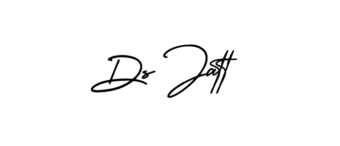 The best way (AmerikaSignatureDemo-Regular) to make a short signature is to pick only two or three words in your name. The name Ds Jatt include a total of six letters. For converting this name. Ds Jatt signature style 3 images and pictures png