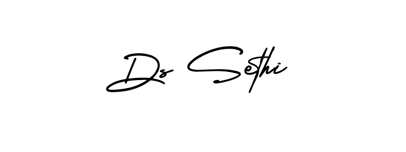 Use a signature maker to create a handwritten signature online. With this signature software, you can design (AmerikaSignatureDemo-Regular) your own signature for name Ds Sethi. Ds Sethi signature style 3 images and pictures png