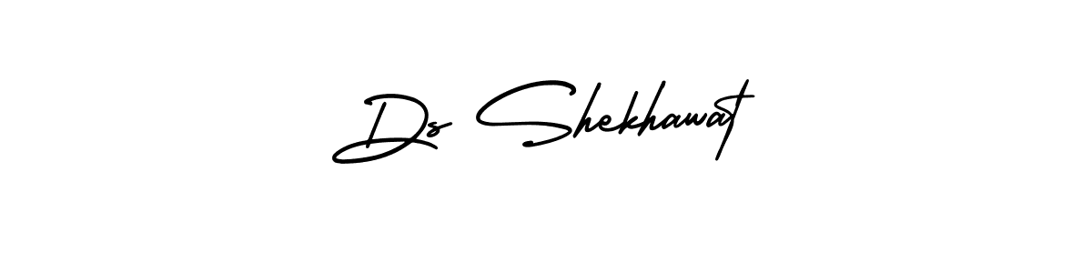 How to make Ds Shekhawat name signature. Use AmerikaSignatureDemo-Regular style for creating short signs online. This is the latest handwritten sign. Ds Shekhawat signature style 3 images and pictures png