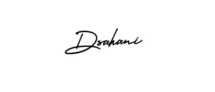 How to make Dsahani signature? AmerikaSignatureDemo-Regular is a professional autograph style. Create handwritten signature for Dsahani name. Dsahani signature style 3 images and pictures png