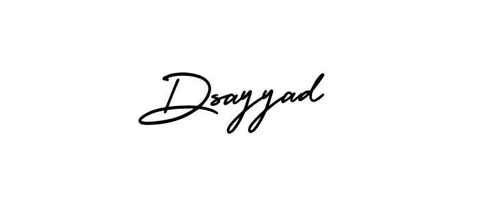 Make a beautiful signature design for name Dsayyad. Use this online signature maker to create a handwritten signature for free. Dsayyad signature style 3 images and pictures png