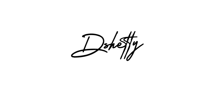 Dshetty stylish signature style. Best Handwritten Sign (AmerikaSignatureDemo-Regular) for my name. Handwritten Signature Collection Ideas for my name Dshetty. Dshetty signature style 3 images and pictures png