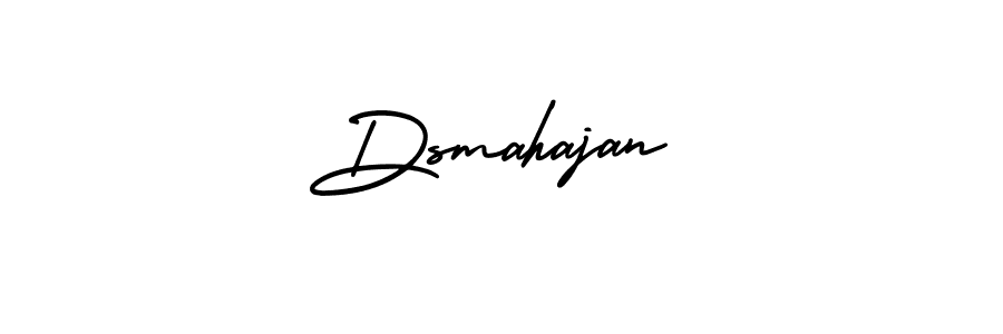 AmerikaSignatureDemo-Regular is a professional signature style that is perfect for those who want to add a touch of class to their signature. It is also a great choice for those who want to make their signature more unique. Get Dsmahajan name to fancy signature for free. Dsmahajan signature style 3 images and pictures png