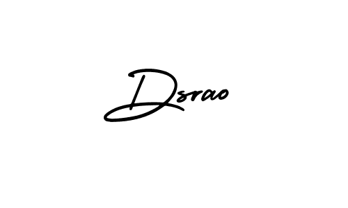 Create a beautiful signature design for name Dsrao. With this signature (AmerikaSignatureDemo-Regular) fonts, you can make a handwritten signature for free. Dsrao signature style 3 images and pictures png