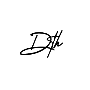 It looks lik you need a new signature style for name Dth. Design unique handwritten (AmerikaSignatureDemo-Regular) signature with our free signature maker in just a few clicks. Dth signature style 3 images and pictures png