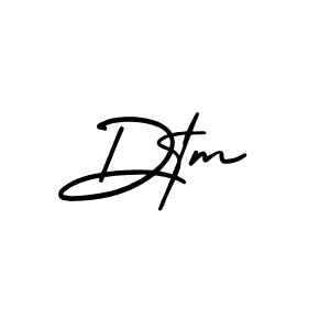 Best and Professional Signature Style for Dtm. AmerikaSignatureDemo-Regular Best Signature Style Collection. Dtm signature style 3 images and pictures png