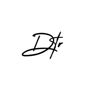 The best way (AmerikaSignatureDemo-Regular) to make a short signature is to pick only two or three words in your name. The name Dtr include a total of six letters. For converting this name. Dtr signature style 3 images and pictures png