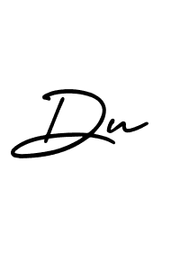 AmerikaSignatureDemo-Regular is a professional signature style that is perfect for those who want to add a touch of class to their signature. It is also a great choice for those who want to make their signature more unique. Get Du name to fancy signature for free. Du signature style 3 images and pictures png