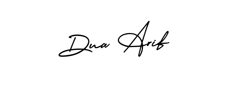Design your own signature with our free online signature maker. With this signature software, you can create a handwritten (AmerikaSignatureDemo-Regular) signature for name Dua Arif. Dua Arif signature style 3 images and pictures png