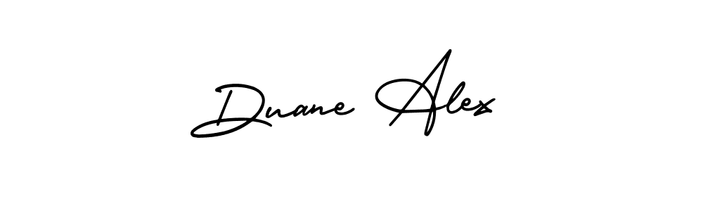 Check out images of Autograph of Duane Alex name. Actor Duane Alex Signature Style. AmerikaSignatureDemo-Regular is a professional sign style online. Duane Alex signature style 3 images and pictures png