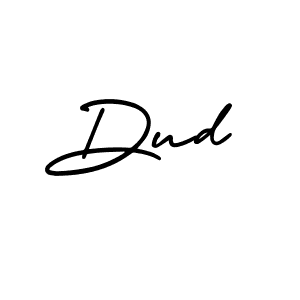 How to make Dud signature? AmerikaSignatureDemo-Regular is a professional autograph style. Create handwritten signature for Dud name. Dud signature style 3 images and pictures png