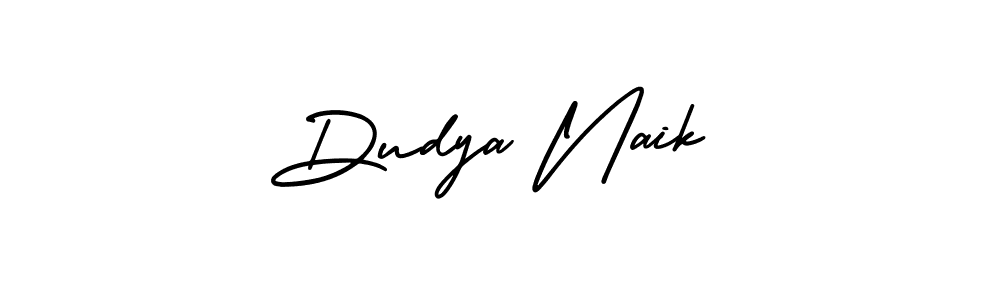 Make a beautiful signature design for name Dudya Naik. With this signature (AmerikaSignatureDemo-Regular) style, you can create a handwritten signature for free. Dudya Naik signature style 3 images and pictures png