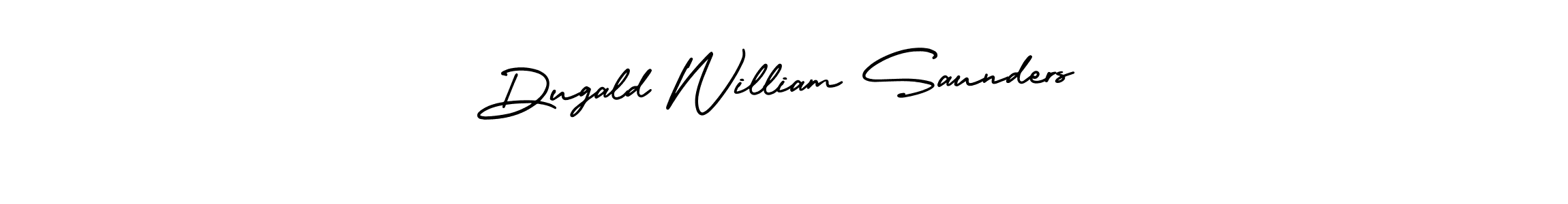 It looks lik you need a new signature style for name Dugald William Saunders. Design unique handwritten (AmerikaSignatureDemo-Regular) signature with our free signature maker in just a few clicks. Dugald William Saunders signature style 3 images and pictures png