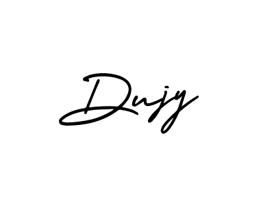 Dujy stylish signature style. Best Handwritten Sign (AmerikaSignatureDemo-Regular) for my name. Handwritten Signature Collection Ideas for my name Dujy. Dujy signature style 3 images and pictures png