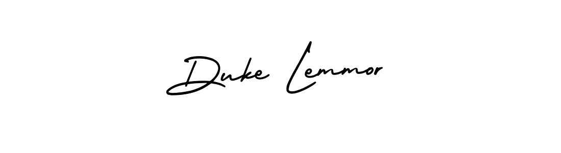 Design your own signature with our free online signature maker. With this signature software, you can create a handwritten (AmerikaSignatureDemo-Regular) signature for name Duke Lemmor. Duke Lemmor signature style 3 images and pictures png