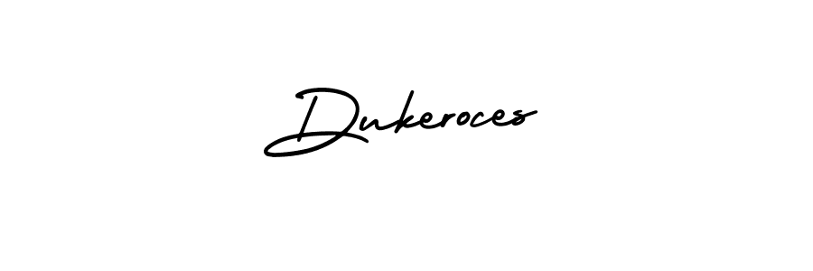Best and Professional Signature Style for Dukeroces. AmerikaSignatureDemo-Regular Best Signature Style Collection. Dukeroces signature style 3 images and pictures png