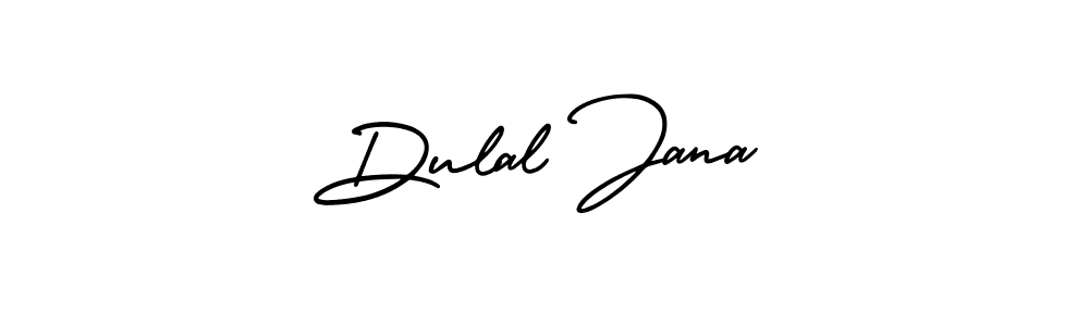 Design your own signature with our free online signature maker. With this signature software, you can create a handwritten (AmerikaSignatureDemo-Regular) signature for name Dulal Jana. Dulal Jana signature style 3 images and pictures png