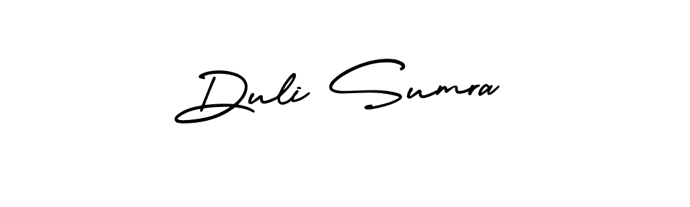 AmerikaSignatureDemo-Regular is a professional signature style that is perfect for those who want to add a touch of class to their signature. It is also a great choice for those who want to make their signature more unique. Get Duli Sumra name to fancy signature for free. Duli Sumra signature style 3 images and pictures png