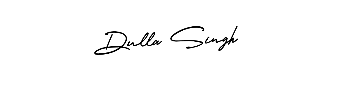 It looks lik you need a new signature style for name Dulla Singh. Design unique handwritten (AmerikaSignatureDemo-Regular) signature with our free signature maker in just a few clicks. Dulla Singh signature style 3 images and pictures png