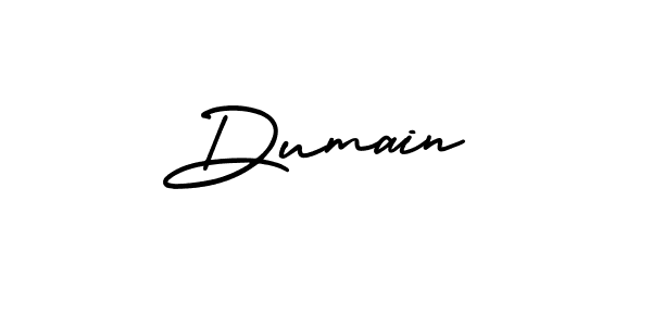 Dumain stylish signature style. Best Handwritten Sign (AmerikaSignatureDemo-Regular) for my name. Handwritten Signature Collection Ideas for my name Dumain. Dumain signature style 3 images and pictures png