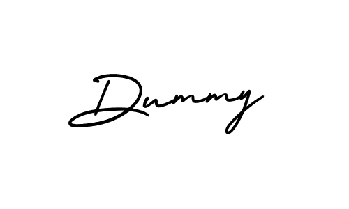 How to make Dummy name signature. Use AmerikaSignatureDemo-Regular style for creating short signs online. This is the latest handwritten sign. Dummy signature style 3 images and pictures png