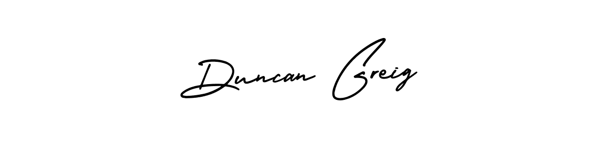 Use a signature maker to create a handwritten signature online. With this signature software, you can design (AmerikaSignatureDemo-Regular) your own signature for name Duncan Greig. Duncan Greig signature style 3 images and pictures png