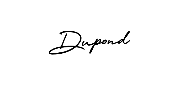 Design your own signature with our free online signature maker. With this signature software, you can create a handwritten (AmerikaSignatureDemo-Regular) signature for name Dupond. Dupond signature style 3 images and pictures png