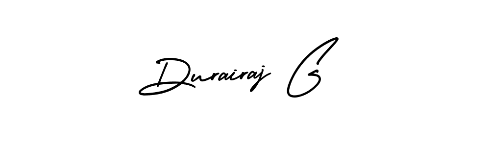 This is the best signature style for the Durairaj G name. Also you like these signature font (AmerikaSignatureDemo-Regular). Mix name signature. Durairaj G signature style 3 images and pictures png