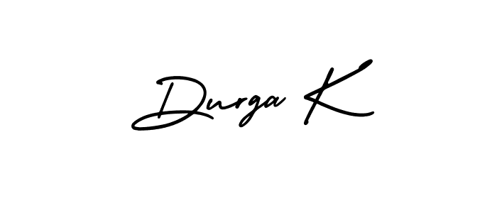 How to Draw Durga K signature style? AmerikaSignatureDemo-Regular is a latest design signature styles for name Durga K. Durga K signature style 3 images and pictures png