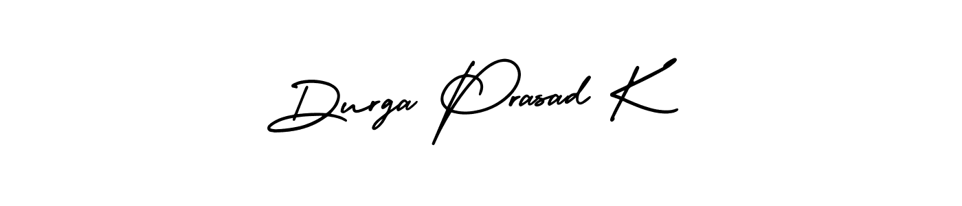 Make a beautiful signature design for name Durga Prasad K. Use this online signature maker to create a handwritten signature for free. Durga Prasad K signature style 3 images and pictures png