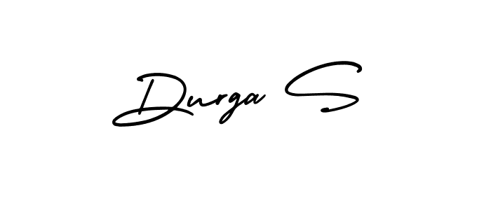 Design your own signature with our free online signature maker. With this signature software, you can create a handwritten (AmerikaSignatureDemo-Regular) signature for name Durga S. Durga S signature style 3 images and pictures png