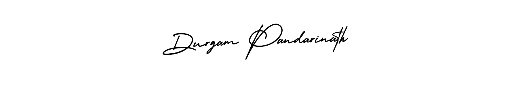 Make a beautiful signature design for name Durgam Pandarinath. With this signature (AmerikaSignatureDemo-Regular) style, you can create a handwritten signature for free. Durgam Pandarinath signature style 3 images and pictures png