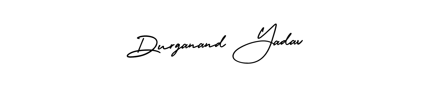 How to Draw Durganand Yadav signature style? AmerikaSignatureDemo-Regular is a latest design signature styles for name Durganand Yadav. Durganand Yadav signature style 3 images and pictures png