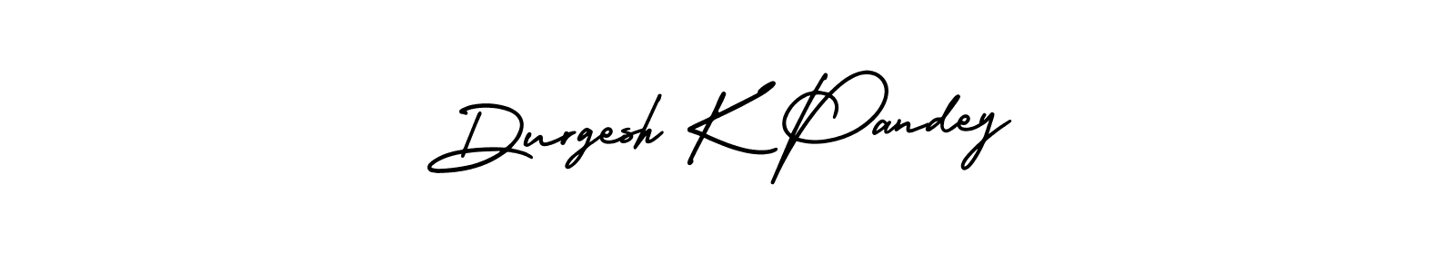 Create a beautiful signature design for name Durgesh K Pandey. With this signature (AmerikaSignatureDemo-Regular) fonts, you can make a handwritten signature for free. Durgesh K Pandey signature style 3 images and pictures png