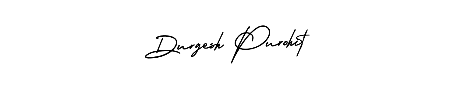 Create a beautiful signature design for name Durgesh Purohit. With this signature (AmerikaSignatureDemo-Regular) fonts, you can make a handwritten signature for free. Durgesh Purohit signature style 3 images and pictures png