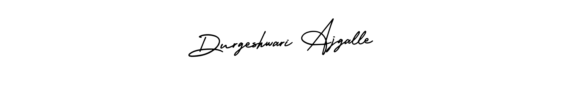 It looks lik you need a new signature style for name Durgeshwari Ajgalle. Design unique handwritten (AmerikaSignatureDemo-Regular) signature with our free signature maker in just a few clicks. Durgeshwari Ajgalle signature style 3 images and pictures png