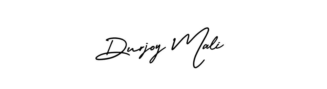Durjoy Mali stylish signature style. Best Handwritten Sign (AmerikaSignatureDemo-Regular) for my name. Handwritten Signature Collection Ideas for my name Durjoy Mali. Durjoy Mali signature style 3 images and pictures png