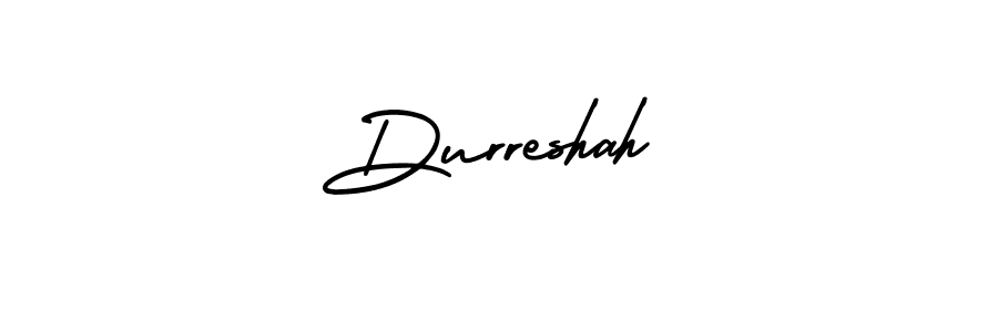 if you are searching for the best signature style for your name Durreshah. so please give up your signature search. here we have designed multiple signature styles  using AmerikaSignatureDemo-Regular. Durreshah signature style 3 images and pictures png