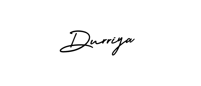 AmerikaSignatureDemo-Regular is a professional signature style that is perfect for those who want to add a touch of class to their signature. It is also a great choice for those who want to make their signature more unique. Get Durriya name to fancy signature for free. Durriya signature style 3 images and pictures png