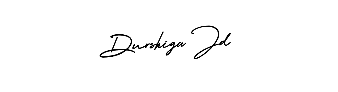 Similarly AmerikaSignatureDemo-Regular is the best handwritten signature design. Signature creator online .You can use it as an online autograph creator for name Durshiga Jd. Durshiga Jd signature style 3 images and pictures png