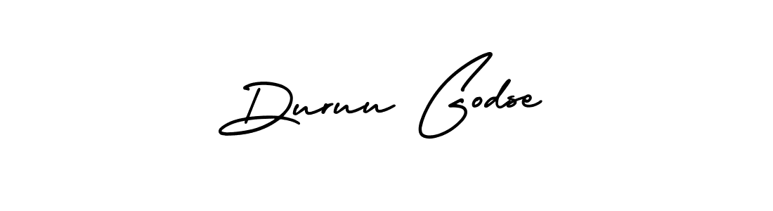 Best and Professional Signature Style for Duruu Godse. AmerikaSignatureDemo-Regular Best Signature Style Collection. Duruu Godse signature style 3 images and pictures png