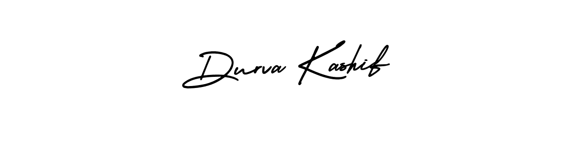 Design your own signature with our free online signature maker. With this signature software, you can create a handwritten (AmerikaSignatureDemo-Regular) signature for name Durva Kashif. Durva Kashif signature style 3 images and pictures png