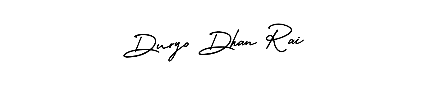 Here are the top 10 professional signature styles for the name Duryo Dhan Rai. These are the best autograph styles you can use for your name. Duryo Dhan Rai signature style 3 images and pictures png