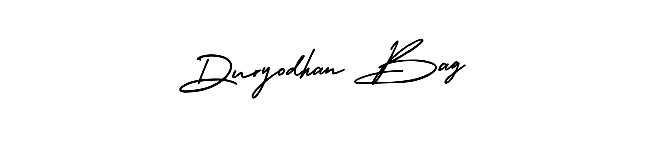Create a beautiful signature design for name Duryodhan Bag. With this signature (AmerikaSignatureDemo-Regular) fonts, you can make a handwritten signature for free. Duryodhan Bag signature style 3 images and pictures png