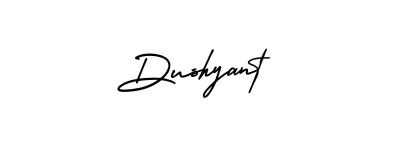 Best and Professional Signature Style for Dushyant. AmerikaSignatureDemo-Regular Best Signature Style Collection. Dushyant signature style 3 images and pictures png