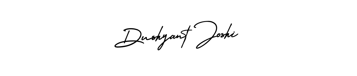 Dushyant Joshi stylish signature style. Best Handwritten Sign (AmerikaSignatureDemo-Regular) for my name. Handwritten Signature Collection Ideas for my name Dushyant Joshi. Dushyant Joshi signature style 3 images and pictures png