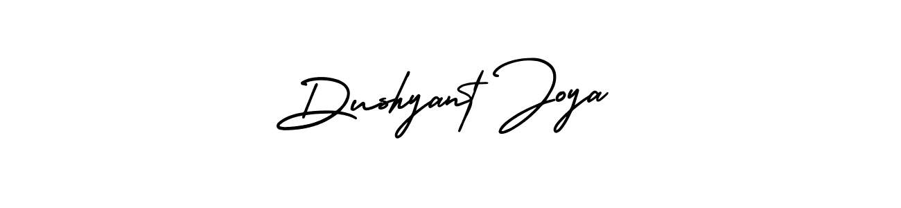 Make a short Dushyant Joya signature style. Manage your documents anywhere anytime using AmerikaSignatureDemo-Regular. Create and add eSignatures, submit forms, share and send files easily. Dushyant Joya signature style 3 images and pictures png