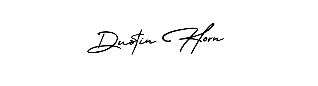 It looks lik you need a new signature style for name Dustin Horn. Design unique handwritten (AmerikaSignatureDemo-Regular) signature with our free signature maker in just a few clicks. Dustin Horn signature style 3 images and pictures png