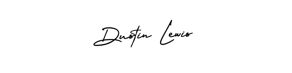 You should practise on your own different ways (AmerikaSignatureDemo-Regular) to write your name (Dustin Lewis) in signature. don't let someone else do it for you. Dustin Lewis signature style 3 images and pictures png